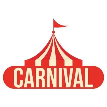 Vector Carnival Tent Illustration. Stock Illustration