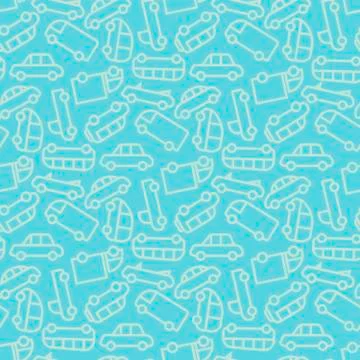 Vector cars pattern Stock Illustration