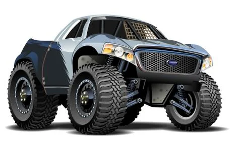 Vector Cartoon Buggy Stock Illustration