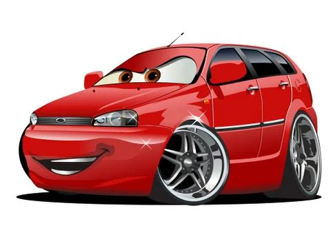 Vector Cartoon Car Stock Illustration