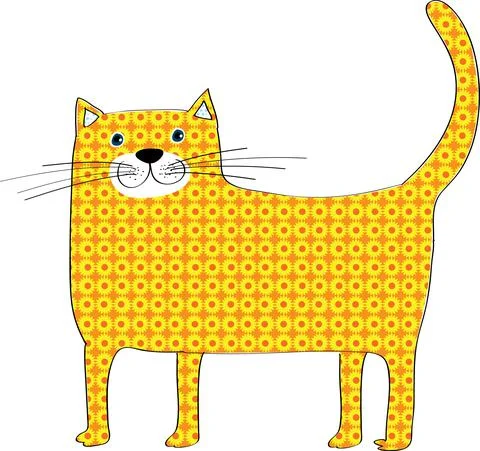 Vector cartoon cat Stock Illustration