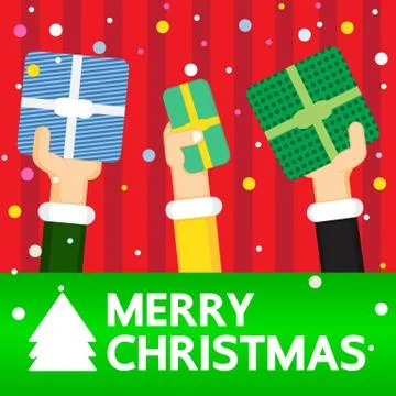 Vector cartoon design for christmas. Stock Illustration