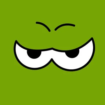 Vector cartoon eyes. Eps10 Stock Illustration