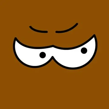 Vector cartoon eyes. Eps10 Stock Illustration