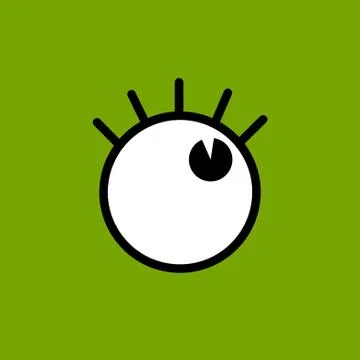 Vector cartoon eyes. Eps10 Stock Illustration