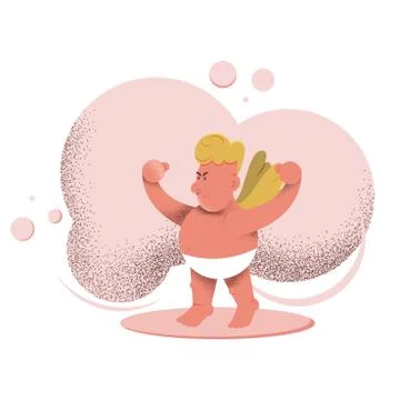 Vector cartoon illustration Illustrazione stock