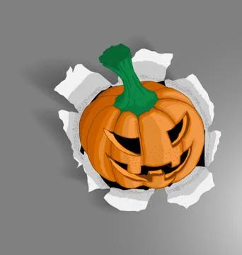 Vector Cartoon Pumpkin Illustrazione stock