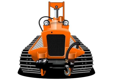 Vector Cartoon RC crawler isolated Stock Illustration