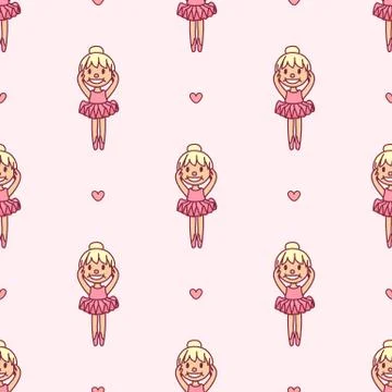 Vector cartoon seamless pattern Stock Illustration
