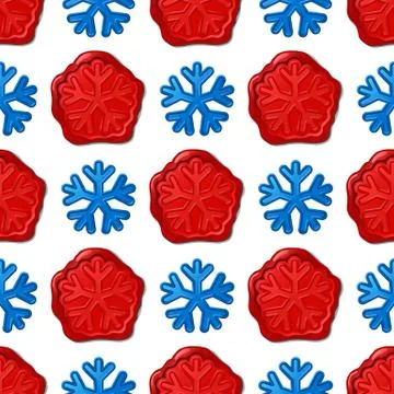 Vector cartoon seamless pattern Illustrazione stock