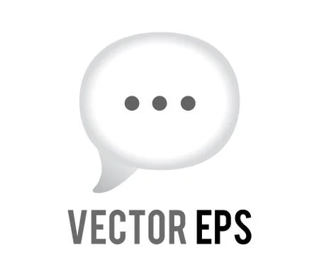 Vector cartoon style balloon icon, represent spoken word in comic 스톡 일러스트