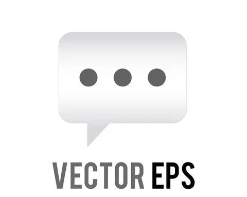 Vector cartoon style balloon icon, represent spoken word in comic Illustrazione stock