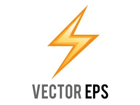 Vector cartoon-styled high voltage, lightning, electricity or various flashes Stock Illustration