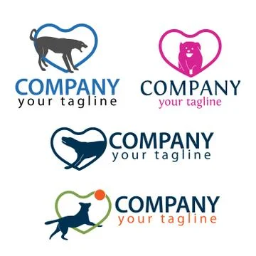 Vector Cat Dog care. Stock Illustration