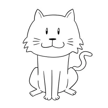 Vector of cat Illustrazione stock