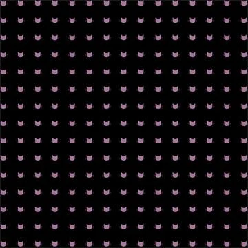 Vector cat kitty pattern design Stock Illustration