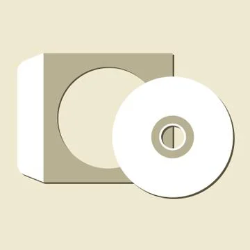 Vector CD disk Stock Illustration