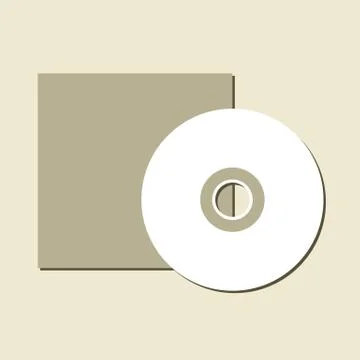 Vector CD disk Illustrazione stock