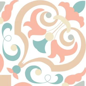 Vector ceramic tiles pattern Illustrazione stock