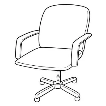 Vector of chair Illustrazione stock