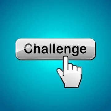 Vector challenge button Stock Illustration