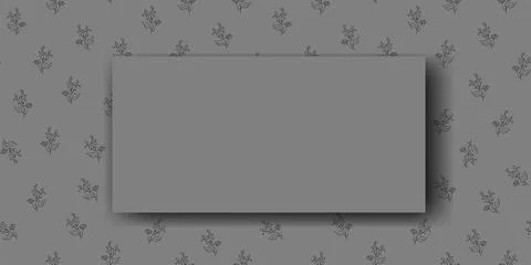 Vector. Chamomile flower background, copy space for text. Horizontal template Stock Illustration