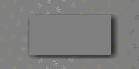 Vector. Chamomile flower background, copy space for text. Horizontal template Stock Illustration