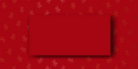 Vector. Chamomile flower background, copy space for text. Horizontal template Stock Illustration