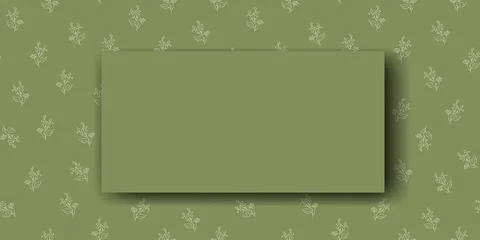 Vector. Chamomile flower background, copy space for text. Horizontal template Stock Illustration