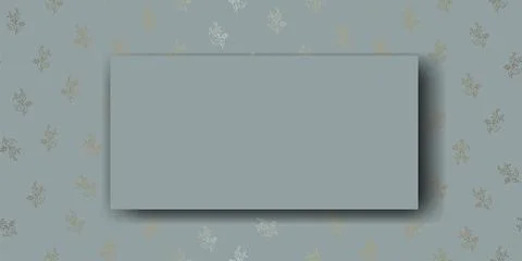 Vector. Chamomile flower background, copy space for text. Horizontal template Stock Illustration