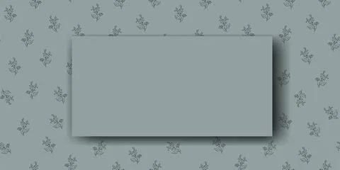 Vector. Chamomile flower background, copy space for text. Horizontal template Stock Illustration