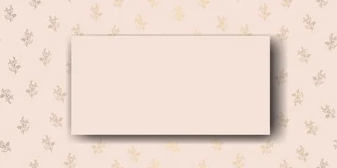 Vector. Chamomile flower background, copy space for text. Horizontal template Stock Illustration