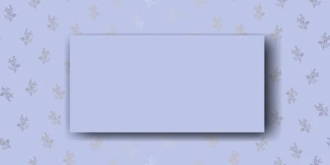 Vector. Chamomile flower background, copy space for text. Horizontal template Stock Illustration