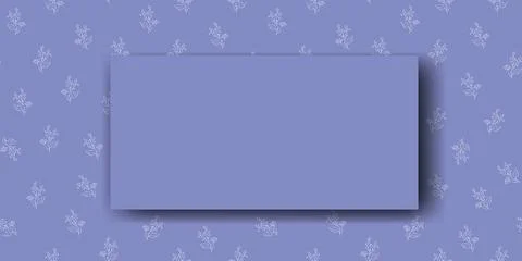 Vector. Chamomile flower background, copy space for text. Horizontal template Stock Illustration