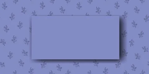Vector. Chamomile flower background, copy space for text. Horizontal template Stock Illustration