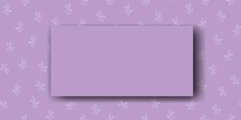 Vector. Chamomile flower background, copy space for text. Horizontal template Stock Illustration