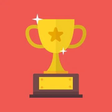 Vector Champions Cup Icon Stock Illustration