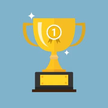 Vector Champions Cup Icon Stock Illustration