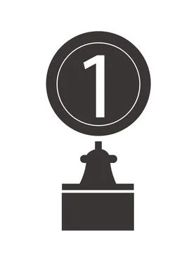 Vector champions cup icon Illustrazione stock