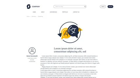 Vector change language in bold line style . Editable illustration Stock Illustration