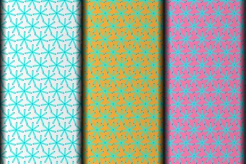 Vector changeable modern pattern design element. Stock Illustration