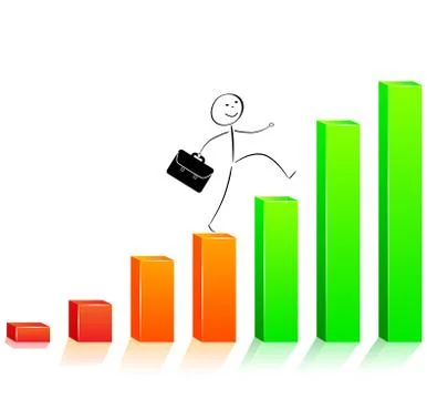 Vector chart illustration Stock Illustration