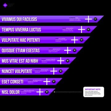 Vector chart template with horizontal elements. EPS10 Stock Illustration