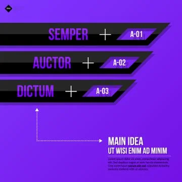 Vector chart template with horizontal elements. EPS10 イラスト素材