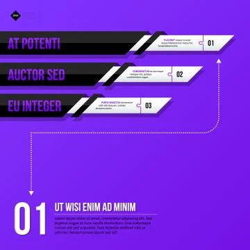 Vector chart template with horizontal elements. EPS10 イラスト素材