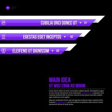Vector chart template with horizontal elements. EPS10 イラスト素材