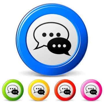 Vector chat icons Stock Illustration