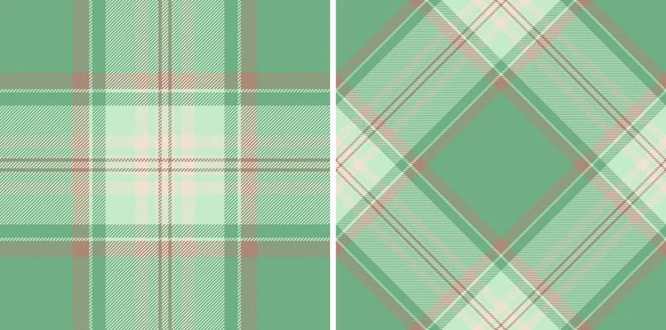 Vector check pattern of background seamless plaid with a fabric textile tex.. Stock Illustration
