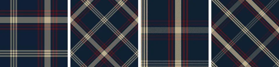 Vector check pattern or plaid pattern for dress ,flannel skirt Stock Illustration