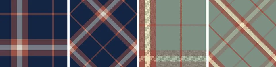 Vector check pattern or plaid pattern for dress ,flannel skirt Stock Illustration